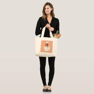 Très Jolie (very pretty) Perfume Bottle Ribbon Large Tote Bag