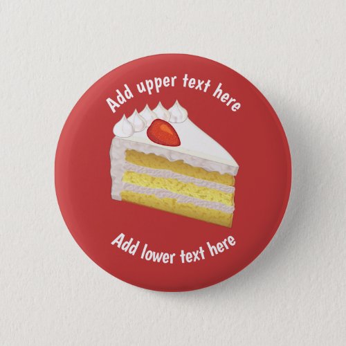 Tres Leches Birthday Cake for your own text  name Button