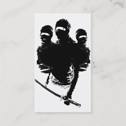 tres ninjas business cards