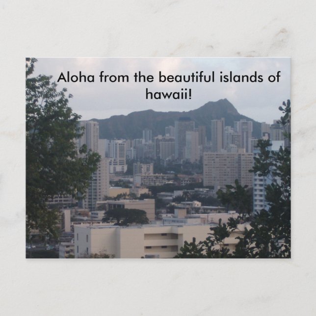 TRESMARIE 031, Aloha from the beautiful islands... Postcard (Front)