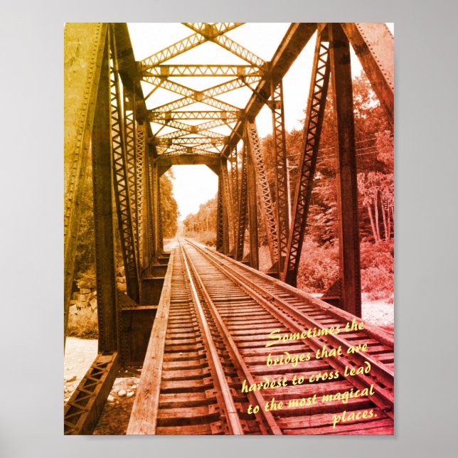 Trestle Bridge Inspirational Print (Front)