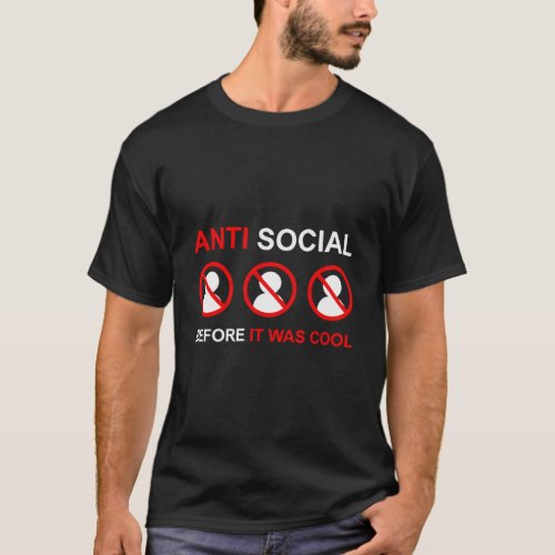 Trevco Anti_Social Before It Was Cool T_Shirt