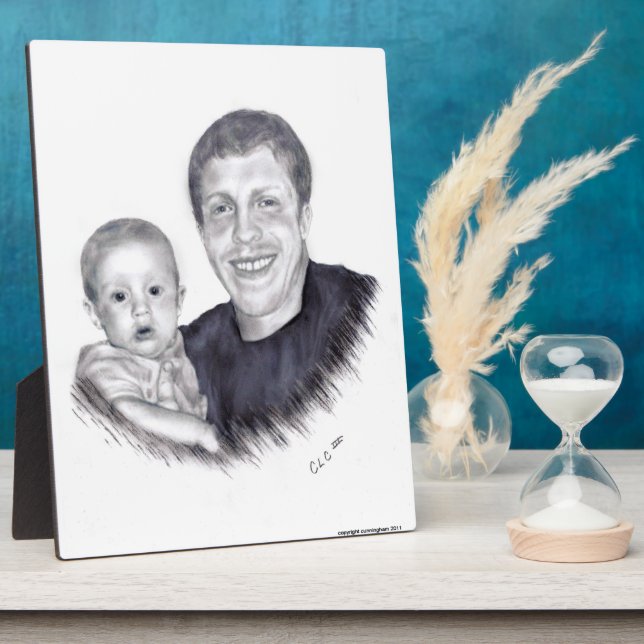 Trever Cunningham Plaque (Side)