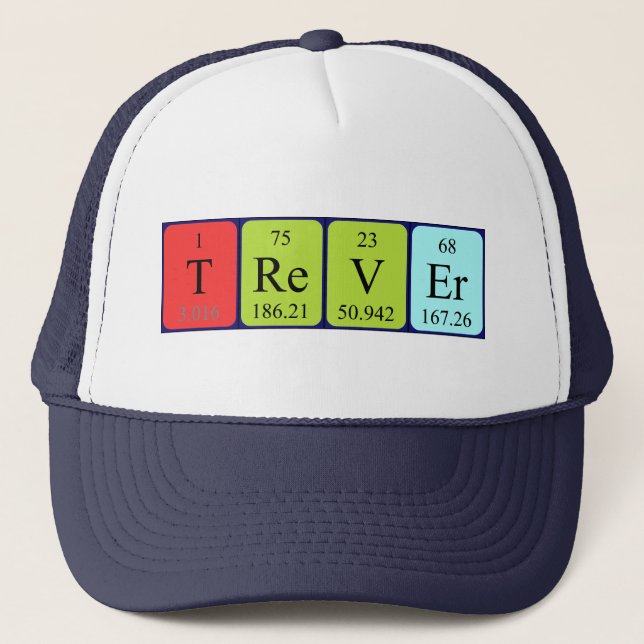 Trever periodic table name hat (Front)