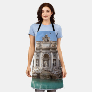 Trevi Fountain at early morning - Rome, Italy Apron