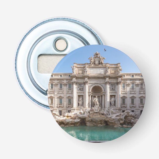 Trevi Fountain at early morning - Rome, Italy Bottle Opener (Front)