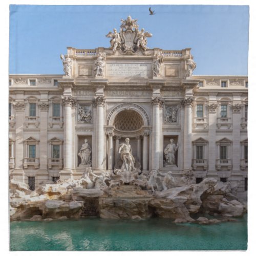 Trevi Fountain at early morning _ Rome Italy Cloth Napkin