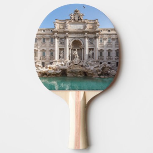 Trevi Fountain at early morning _ Rome Italy Ping Pong Paddle