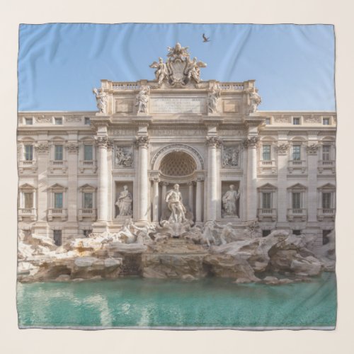 Trevi Fountain at early morning _ Rome Italy Scarf