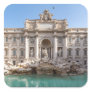 Trevi Fountain at early morning - Rome, Italy Square Sticker