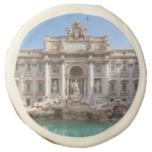 Trevi Fountain at early morning _ Rome Italy Sugar Cookie