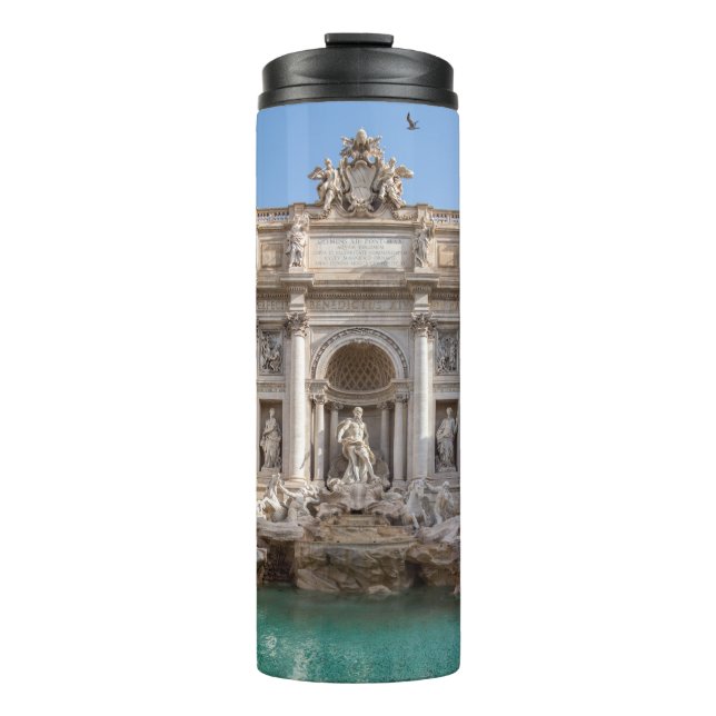 Trevi Fountain at early morning - Rome, Italy Thermal Tumbler (Front)