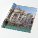 Trevi Fountain at early morning - Rome, Italy Wrapping Paper
