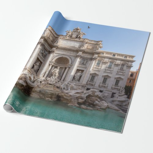 Trevi Fountain at early morning _ Rome Italy Wrapping Paper