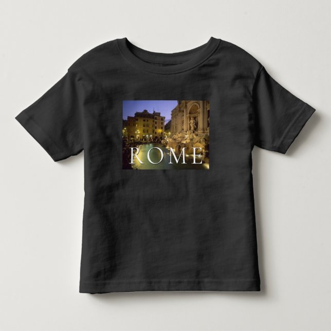 Trevi Fountain at Night | Rome, Lazio, Italy Toddler T-shirt (Front)