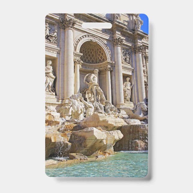 Trevi fountain badge (Front)