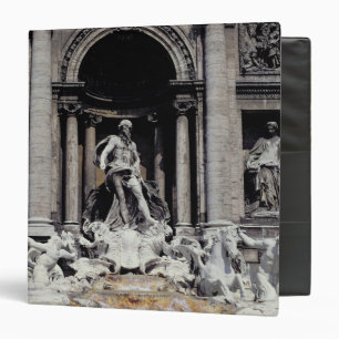 Trevi Fountain, built 1732-62 3 Ring Binder