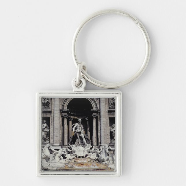 Trevi Fountain, built 1732-62 Keychain (Front)