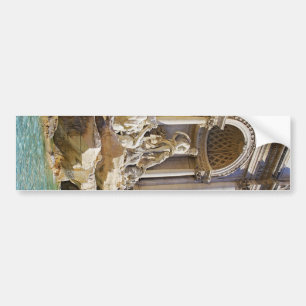 Trevi fountain bumper sticker