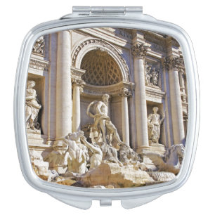 Trevi fountain compact mirror