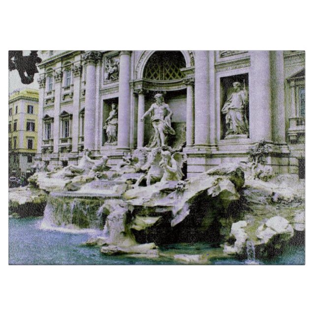Trevi Fountain Cutting Board (Front)