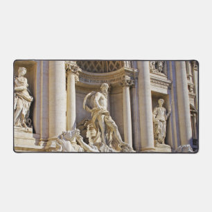 Trevi fountain desk mat