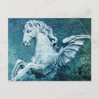 Trevi Fountain Horse Postcard