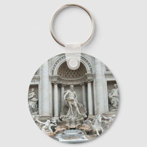 Trevi Fountain in Rome Italy Keychain