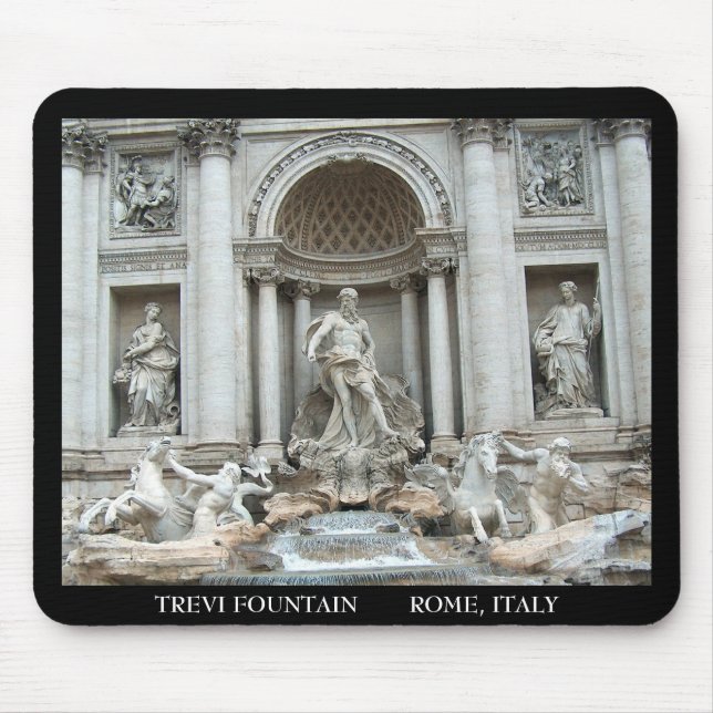Trevi Fountain in Rome, Italy Mouse Pad (Front)