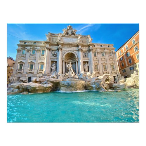 Trevi Fountain in Rome Italy Photo Print