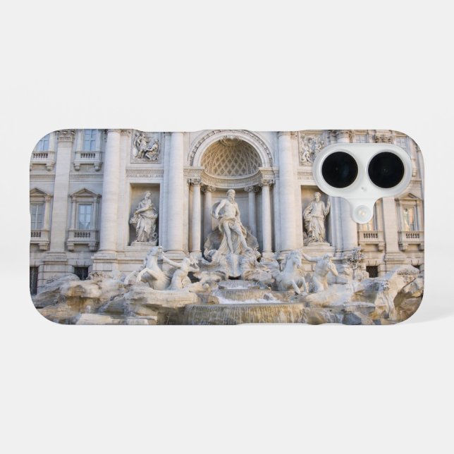 Trevi Fountain iPhone Case (Back Horizontal)