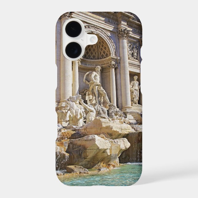 Trevi fountain iPhone case (Back)