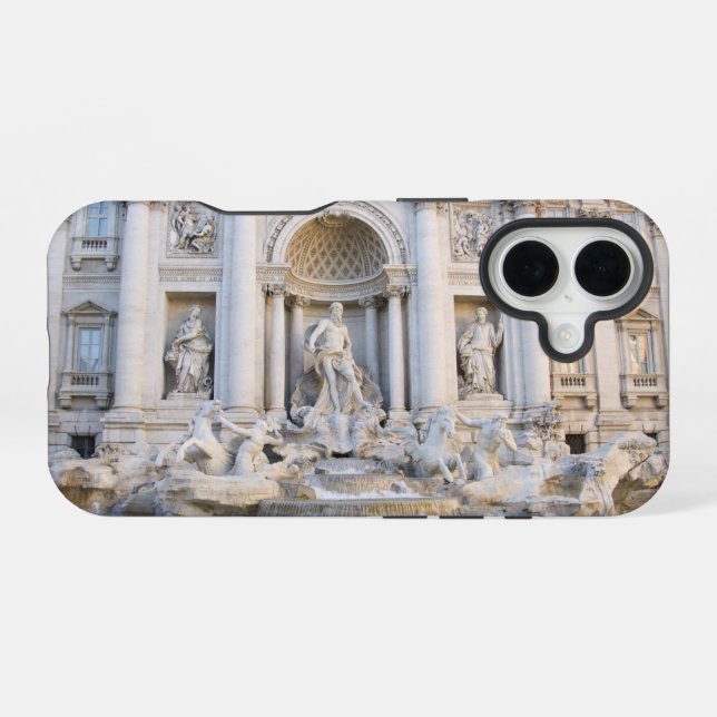 Trevi Fountain iPhone Case (Back Horizontal)