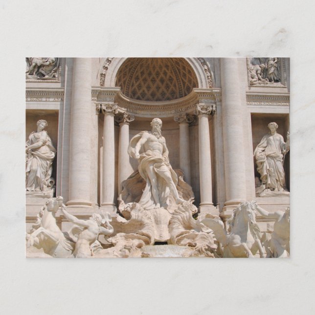 Trevi Fountain Italy Scenic Postcard (Front)