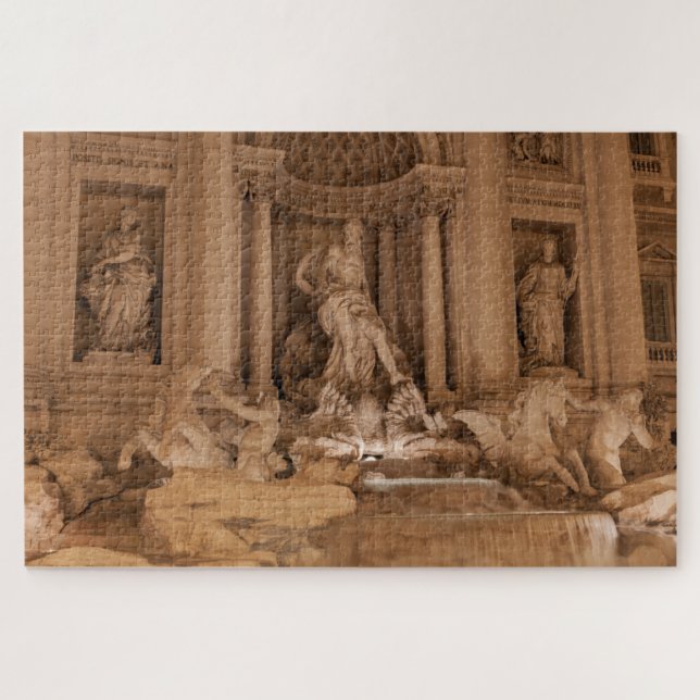 Trevi fountain jigsaw puzzle (Horizontal)
