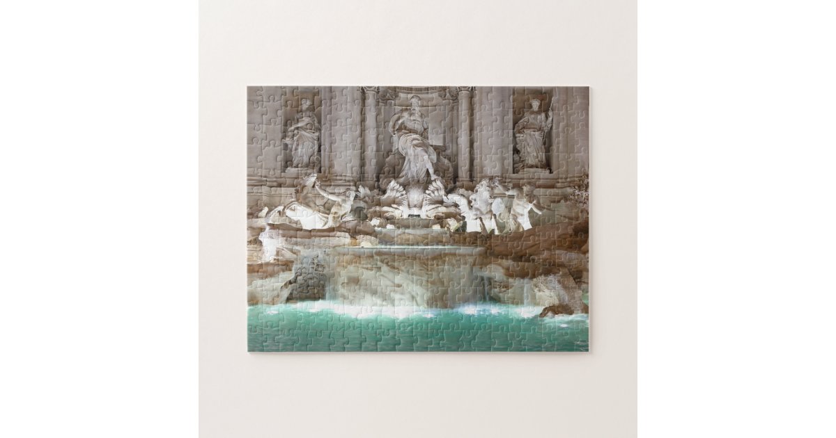 Trevi Fountain Jigsaw Puzzle Zazzle