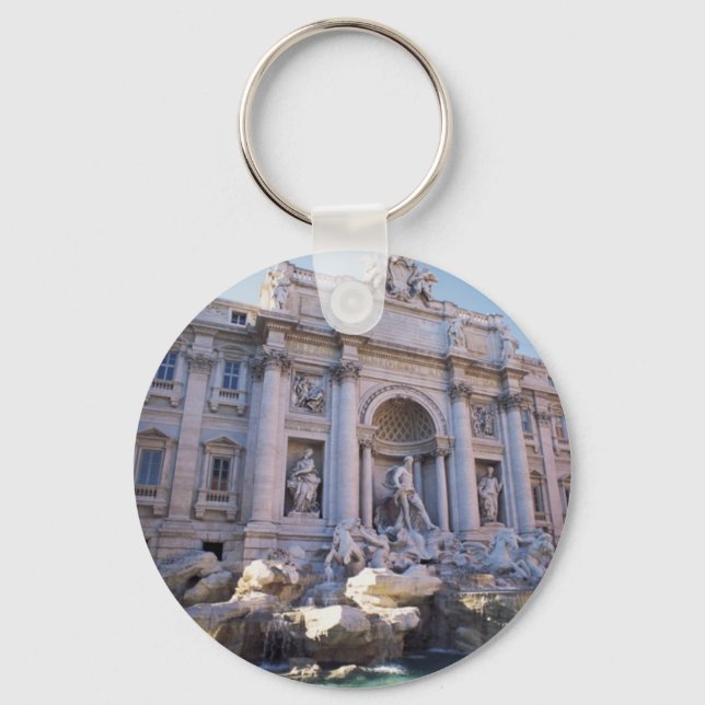 Trevi Fountain Keychain (Front)