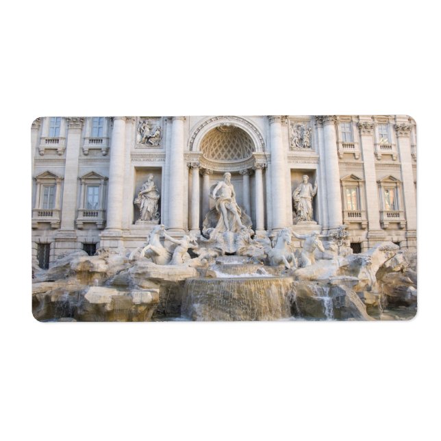 Trevi Fountain Label (Front)