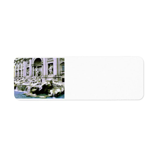 Trevi Fountain Label (Front)