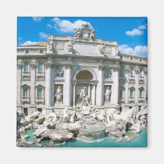 trevi fountain magnet (Front)