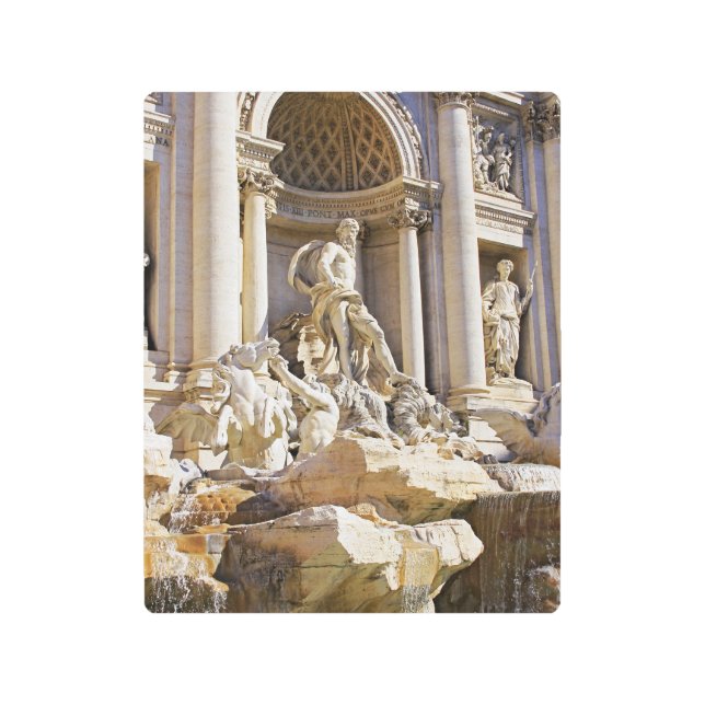 Trevi fountain metal print (Front)