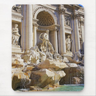 Trevi fountain mouse pad