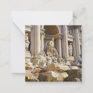 Trevi fountain note card