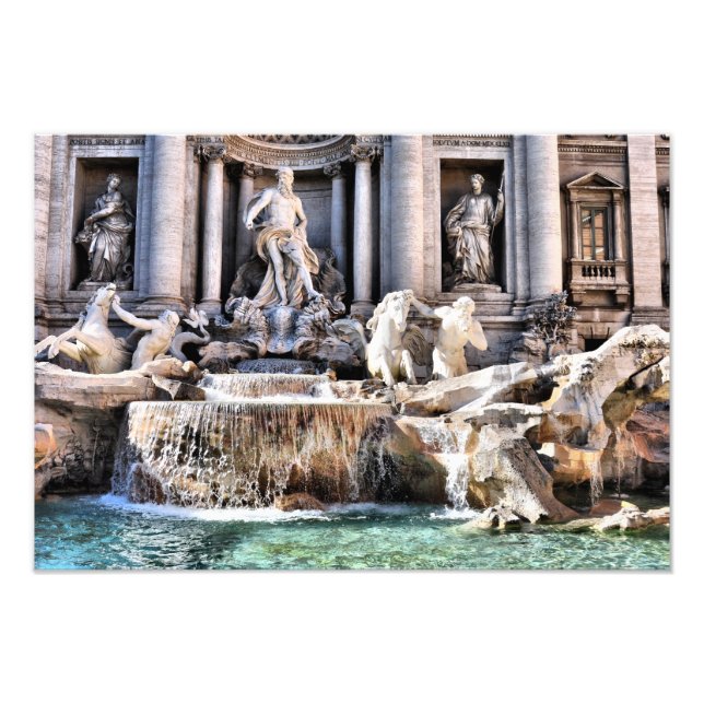 TREVI FOUNTAIN PHOTO PRINT (Front)