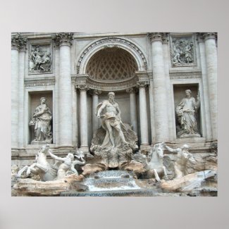 Trevi Fountain Poster