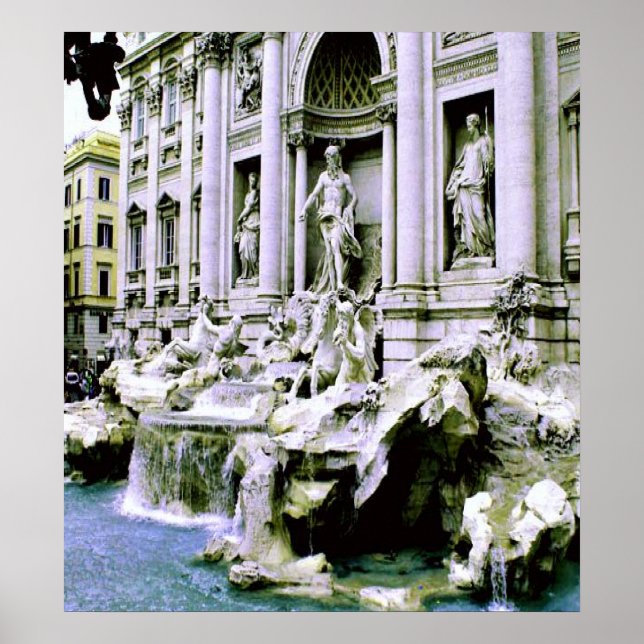 Trevi Fountain Poster (Front)