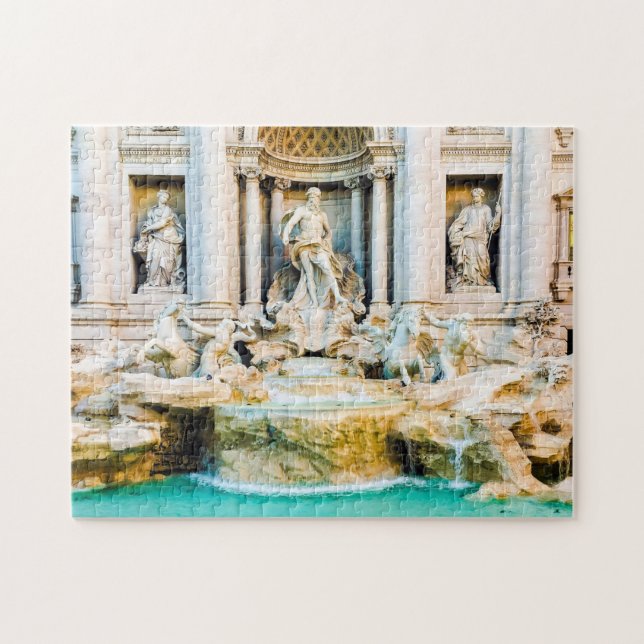 Trevi Fountain - Roma, Italia - 11x14 - 252 pcs. Jigsaw Puzzle (Horizontal)