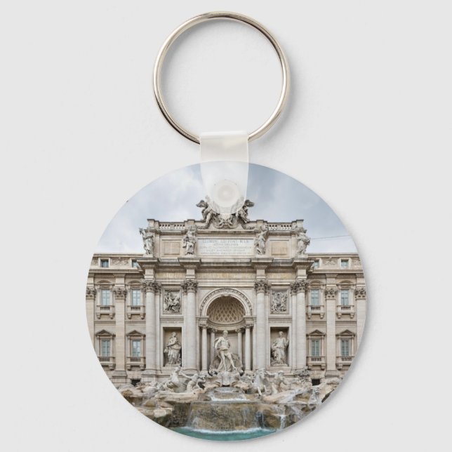 Trevi-Fountain,-Rome,-Angie.JPG Keychain (Front)