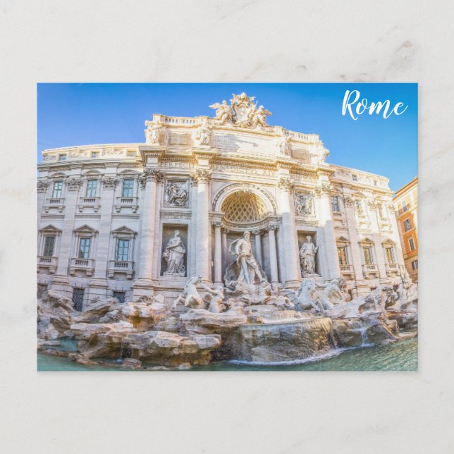 Trevi Fountain Rome Italy Postcard (Front)