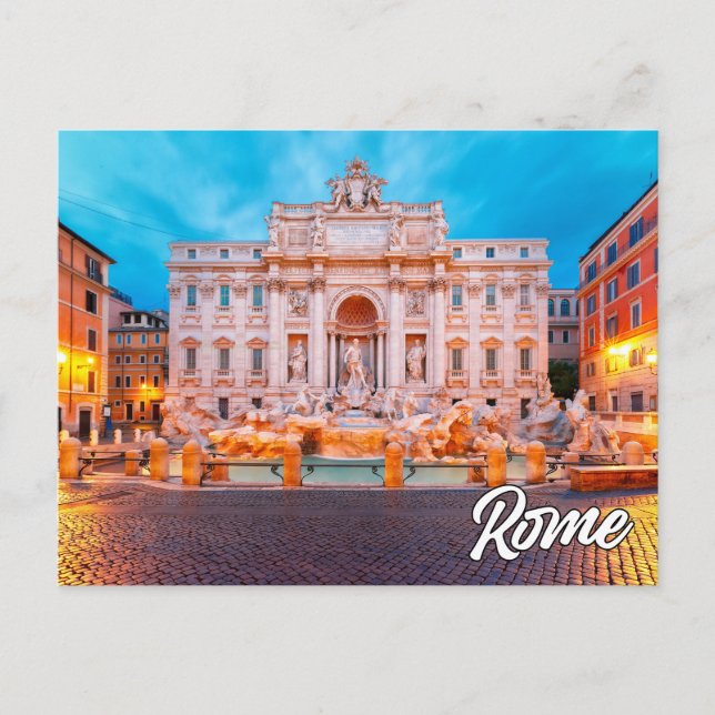 Trevi Fountain, Rome, Italy Postcard (Front)
